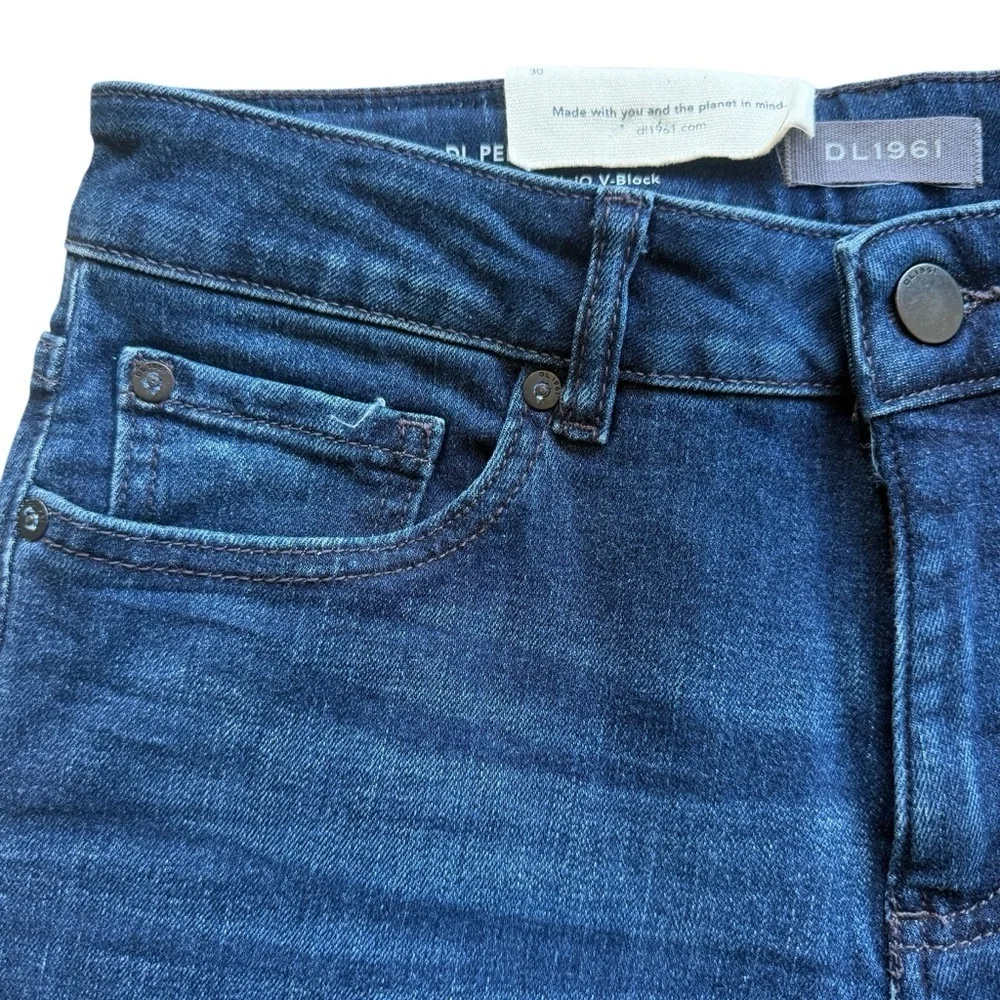 NWT DL1961 Men's Nick Slim Stretch Denim Jeans Blue Size 30x34 Medium Wash $125